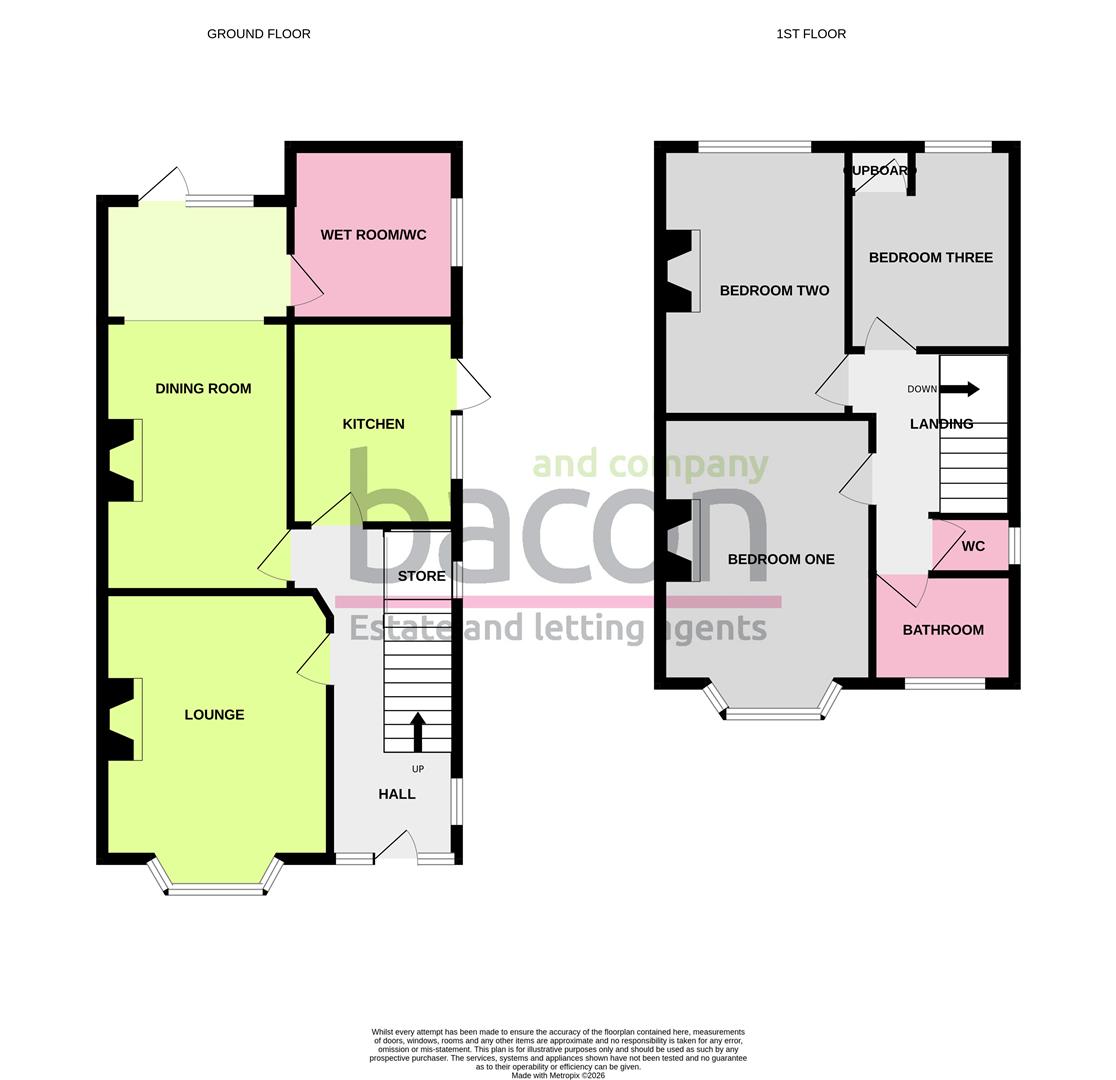 Floor Plan | House - Semi-Detached | Broomfield Avenue, Worthing, BN14 | For Sale